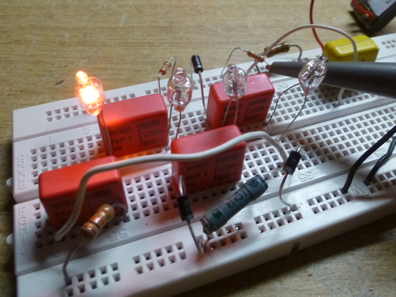 Brettaufbau Lauflicht